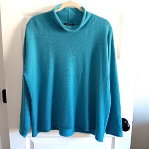 Eileen Fisher XL Cashmere Blue Sweater